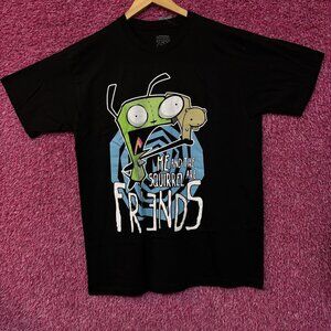 Invader Zim GIR "Me and the Squirrel Are Friends" T-Shirt XL
